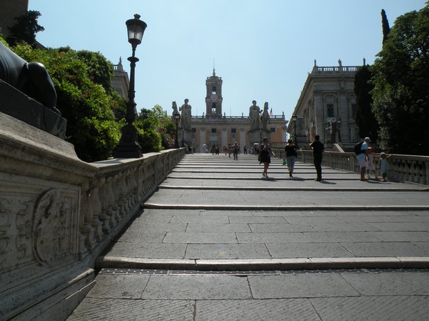  escalier d'accès au Capitole